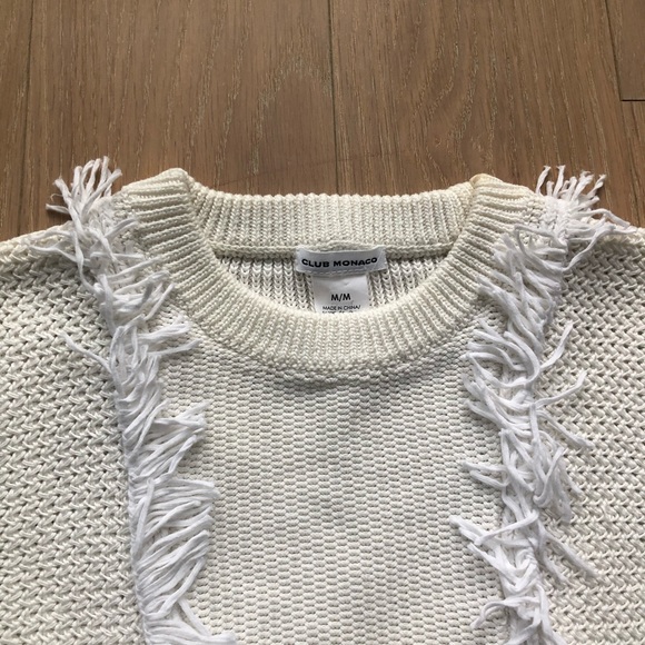Club Monaco Martuska Fringe Sweater - Picture 3 of 14
